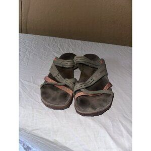 Merrell Shoes Womens Size 8 Gray Pink Athletic Sandals Comfort Outdoor J55372